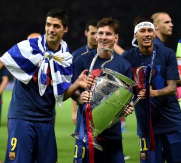 Messi, Suárez y Neymar fueron pilares del Barcelona ganador del Triplete en 2015.