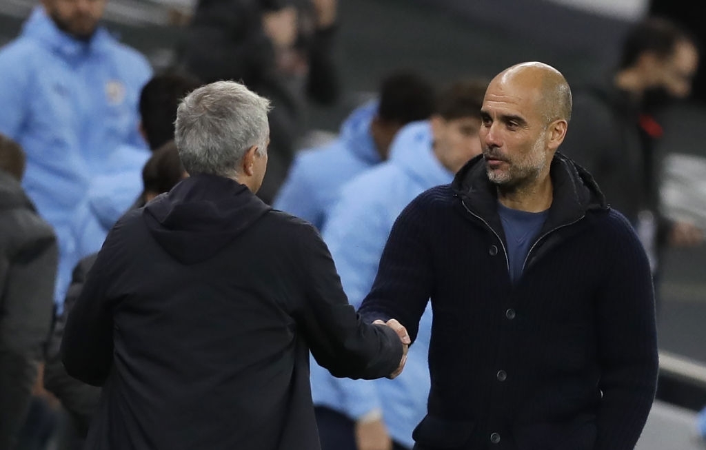 El reencuentro entre Mourinho y Pep Guardiola.