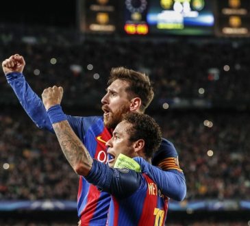 Neymar y Leo Messi.