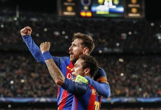 Neymar y Leo Messi.