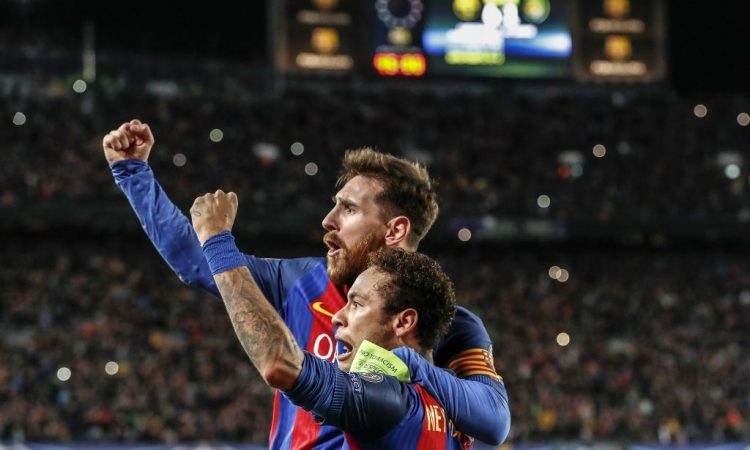 Neymar y Leo Messi.