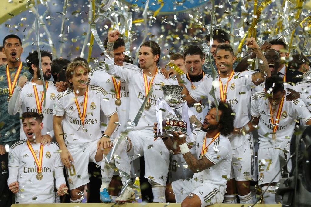 Real Madrid, campeón de La Liga 2019-20.