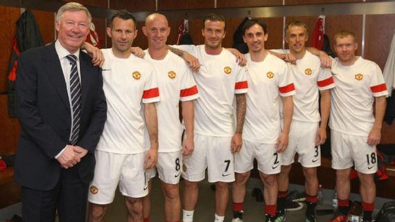 Manchester United: los muchachos de Sir Alex Ferguson.