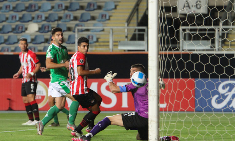 Audax venció 1-0 a Estudiantes en la Libertadores. Foto: José Raúl Plaza - Prensa Audax Italiano