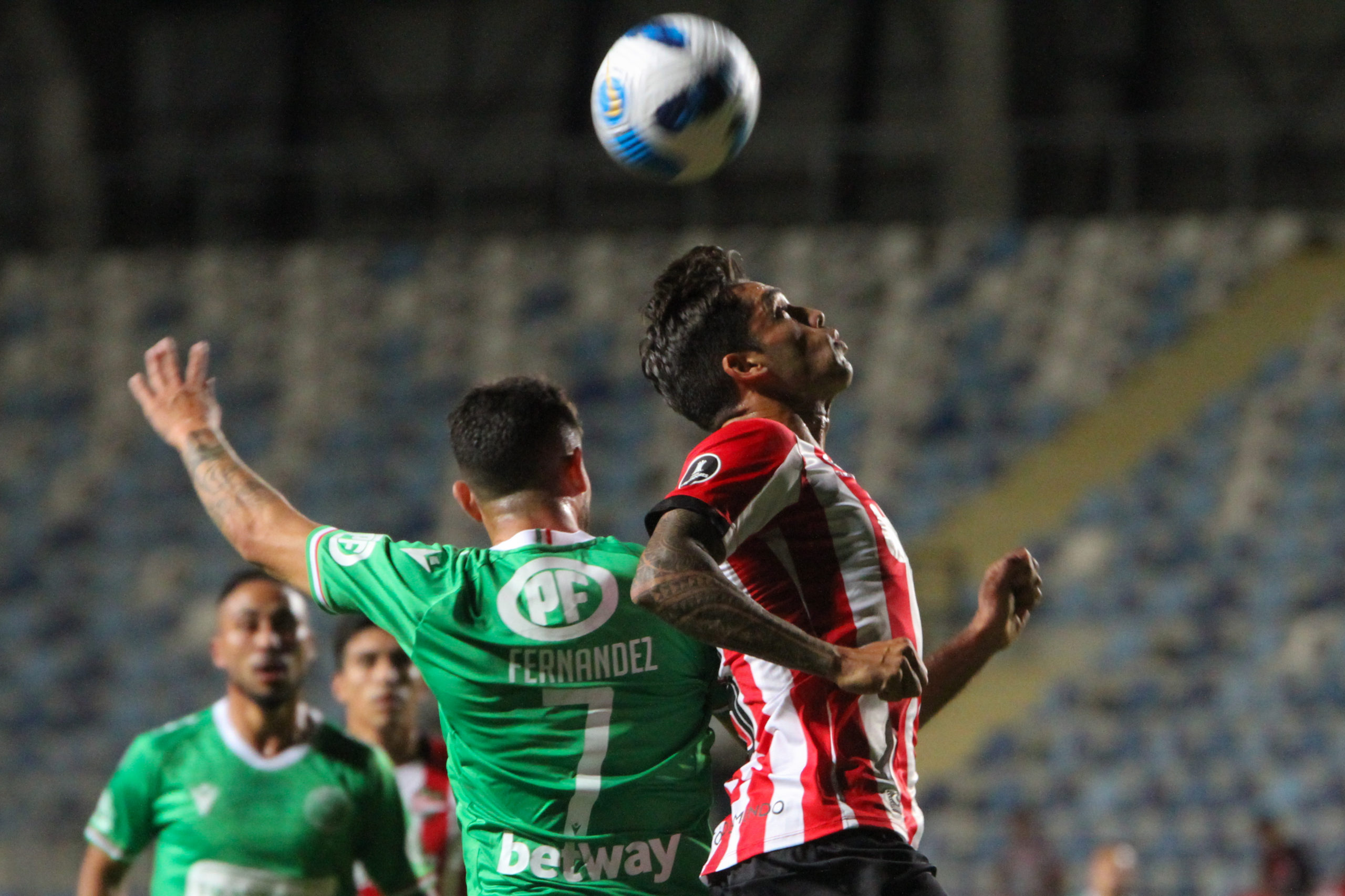 Audax venció 1-0 a Estudiantes en la Libertadores. Foto: José Raúl Plaza - Prensa Audax Italiano