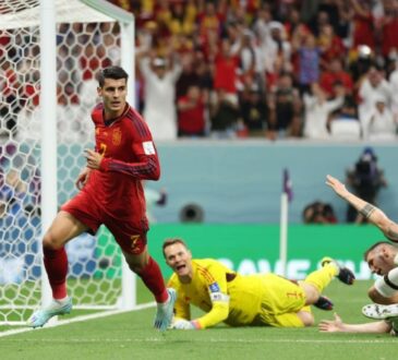 Álvaro Morata abrió el marcador para España ante Alemania por Qatar 2022