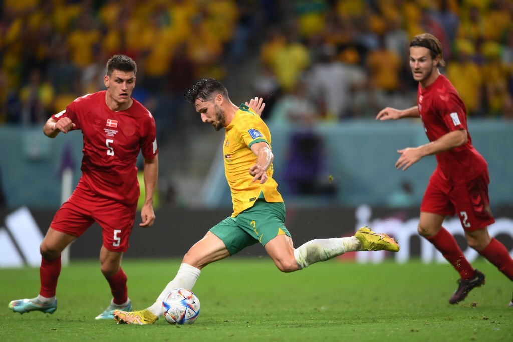 Mathew Leckie fue el autor del gol del triunfo de Australia para ir a octavos de final de Qatar 2022