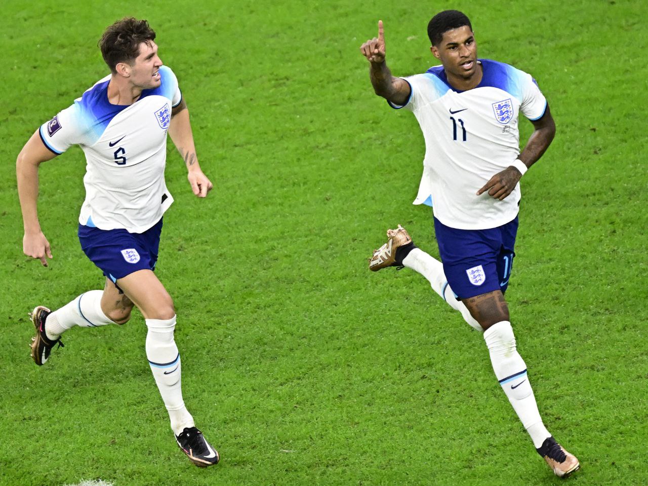 Marcus Rashford marcó un golazo de tiro libre, el primero de este tipo en Qatar 2022