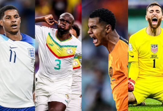 Marcus Rashford, Kalidou Koulibaly, Cody Gakpo y Matt Turner - Qatar 2022