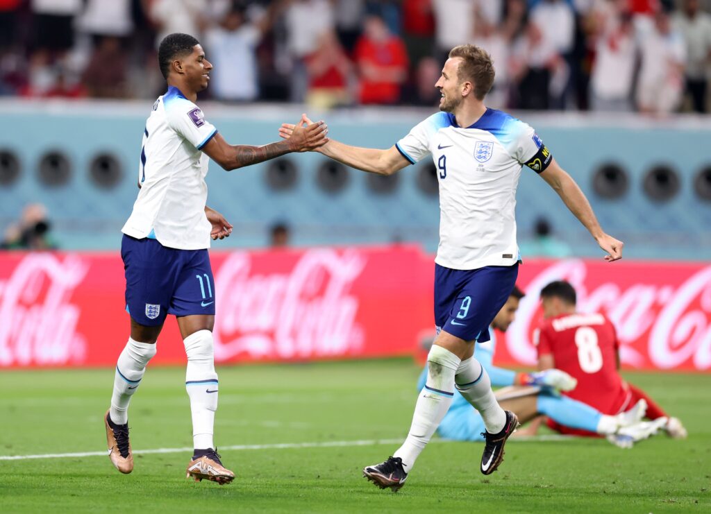 Marcus Rashford y Harry Kane