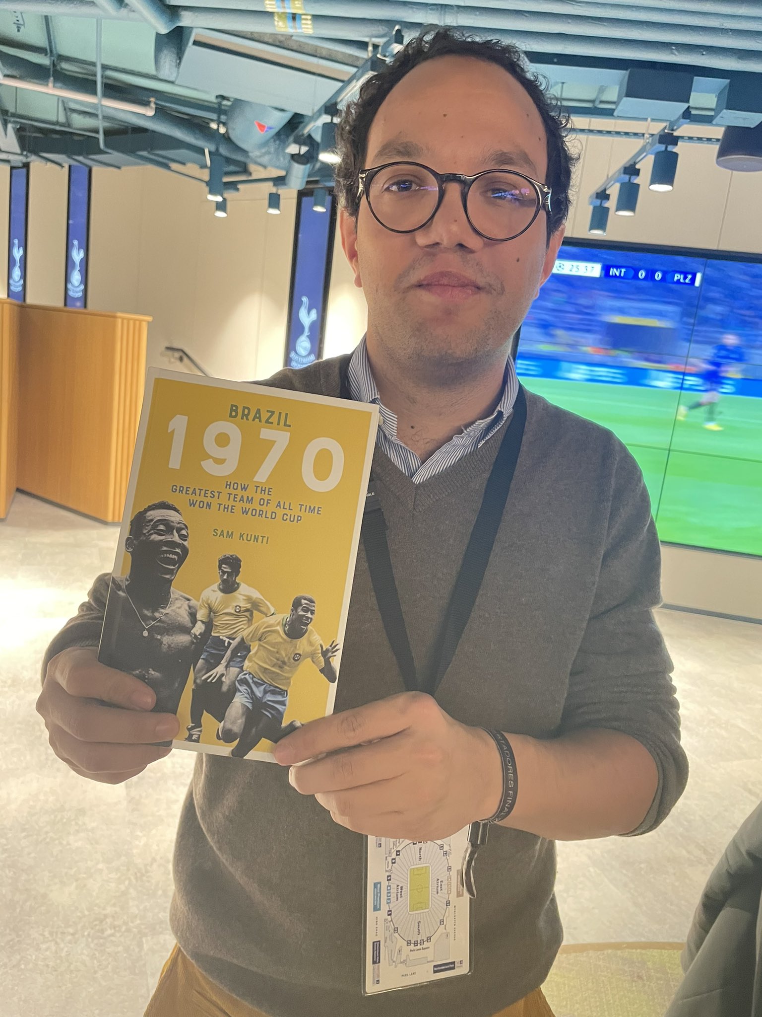 Sam Kunti, autor del libro sobre el Brasil de Pelé - Foto: Olof Lundh