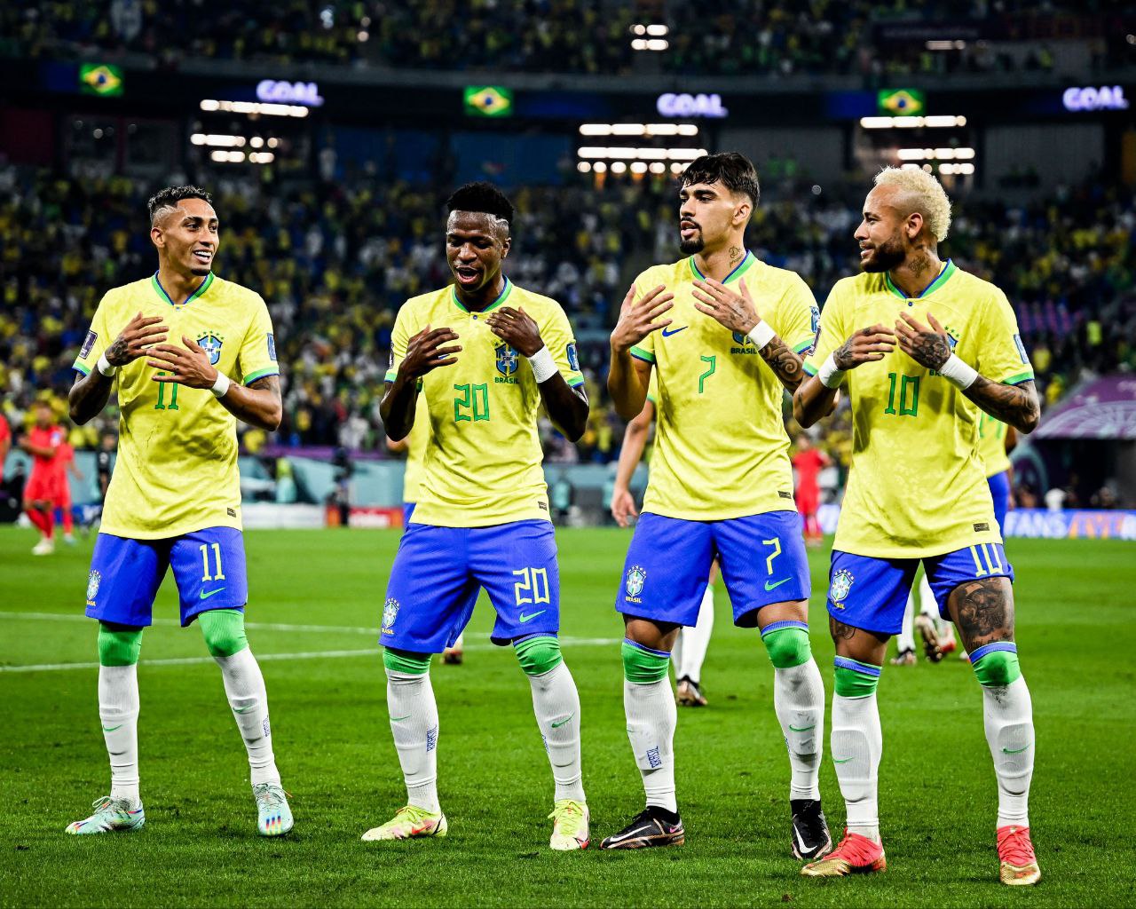 Brasil bailó como nunca en el duelo ante Corea del Sur