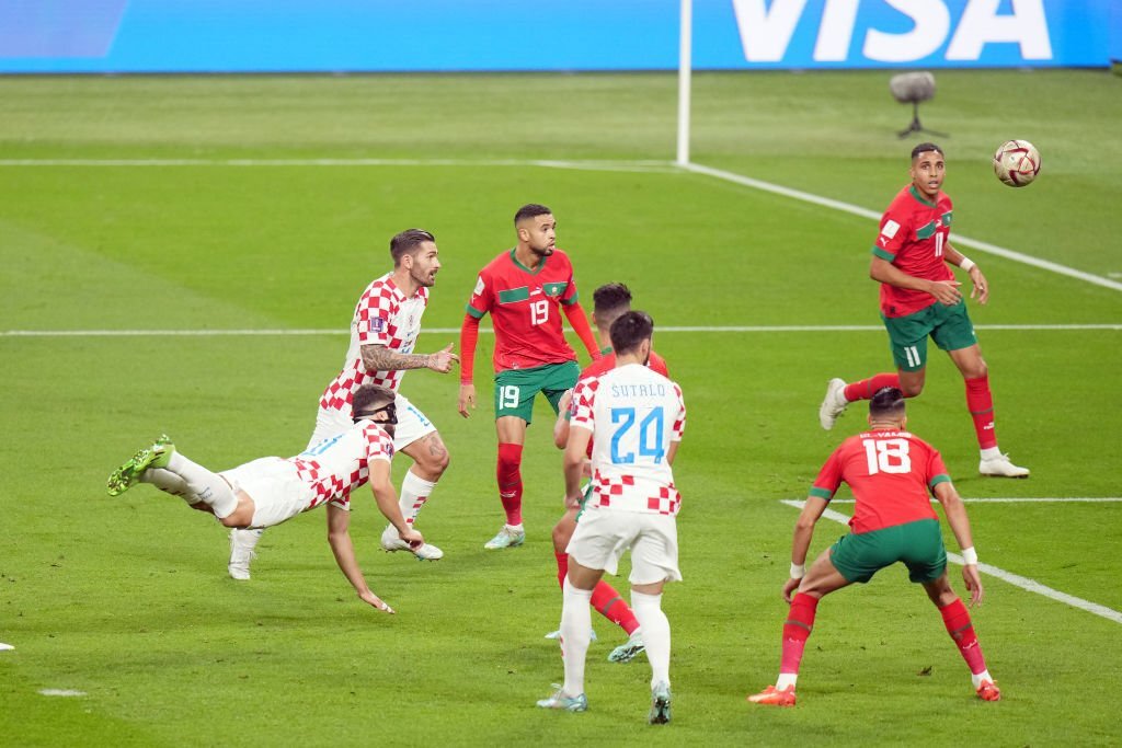 El gol de Gvardiol para abrir el marcador para Croacia