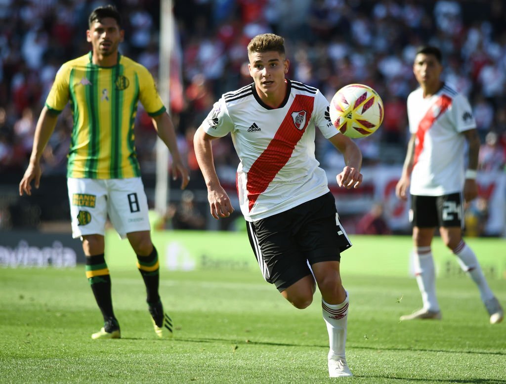 Julián Álvarez con River Plate