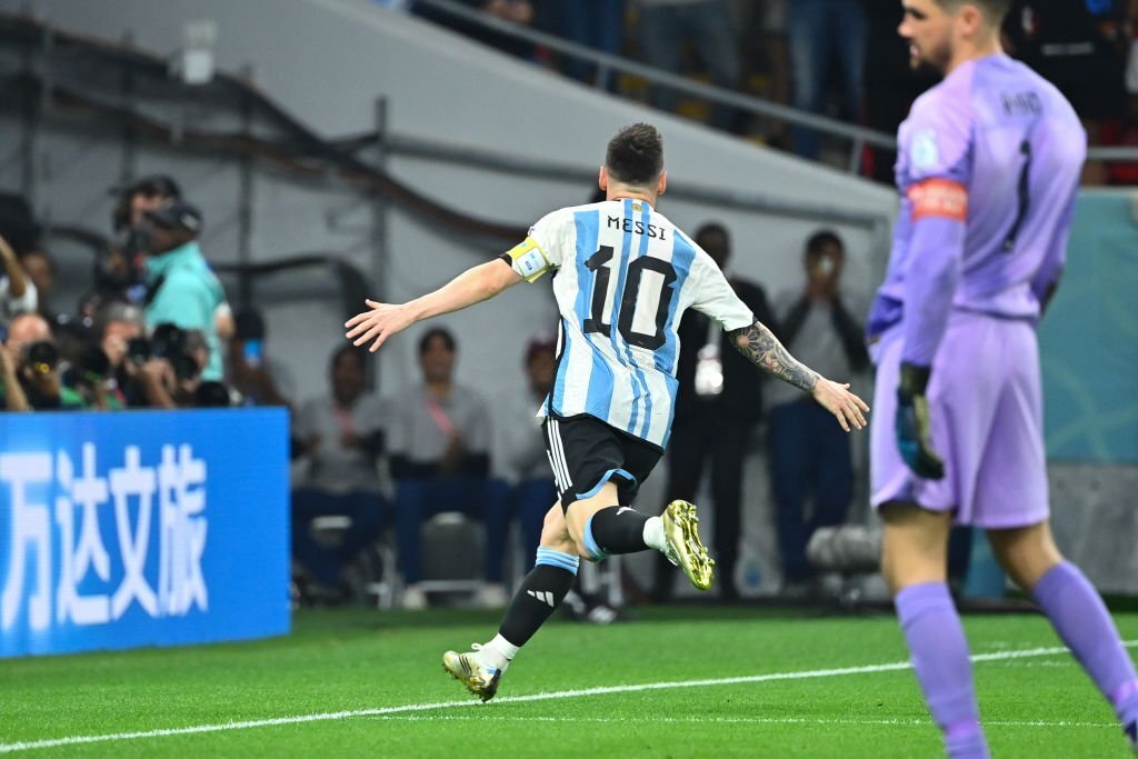 Leo Messi marcó un golazo en el triunfo de Argentina contra Australia