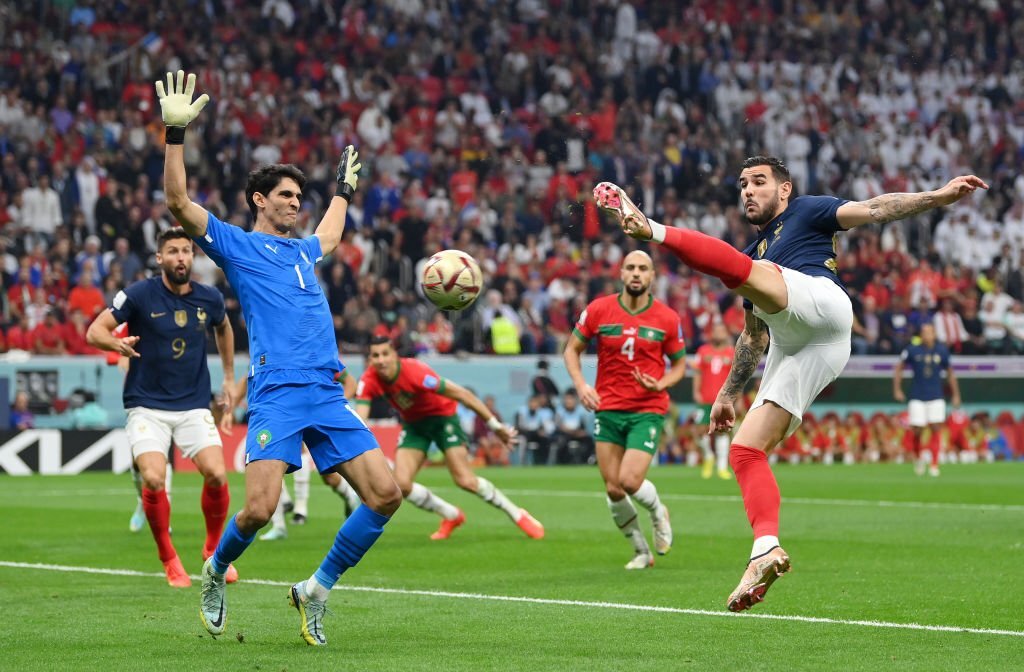 El gol de Theo Hernández para que Francia abriera el marcador